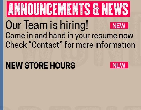 Announcements & News board for Napoli Pizza